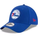 gorra-curva-azul-ajustable-9forty-league-de-philadelphia-76ers-nba-de-new-era