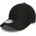 gorra-curva-negra-ajustable-para-nino-con-logo-negro-9forty-league-essential-de-new-york-yankees-mlb-de-new-era