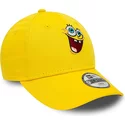 gorra-curva-amarilla-ajustable-para-nino-9forty-de-bob-esponja-bob-esponja-de-new-era