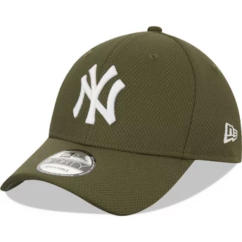 Gorra curva verde ajustable 9FORTY Diamond Era de New York Yankees MLB de New Era