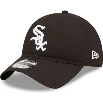 Gorra curva negra ajustable 9TWENTY League Essential de Chicago White Sox MLB de New Era