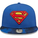 gorra-plana-azul-snapback-para-nino-9fifty-de-superman-dc-comics-de-new-era
