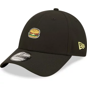 Gorra curva negra ajustable Good Burger Good Life 9FORTY Food Icon de New Era
