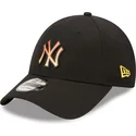 gorra-curva-negra-ajustable-con-logo-naranja-9forty-gradient-infill-de-new-york-yankees-mlb-de-new-era