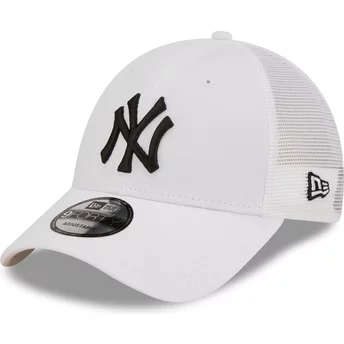Gorra trucker blanca ajustable A Frame Home Field de New York Yankees MLB de New Era