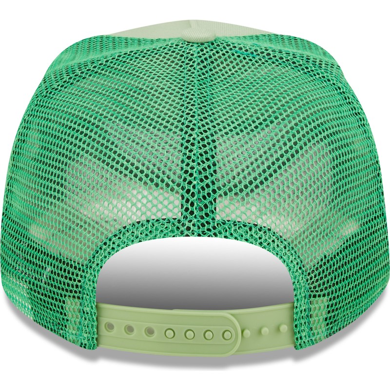 gorra-trucker-verde-claro-con-logo-verde-a-frame-tonal-mesh-de-new-york-yankees-mlb-de-new-era