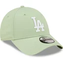 gorra-curva-verde-claro-ajustable-9forty-league-essential-de-los-angeles-dodgers-mlb-de-new-era