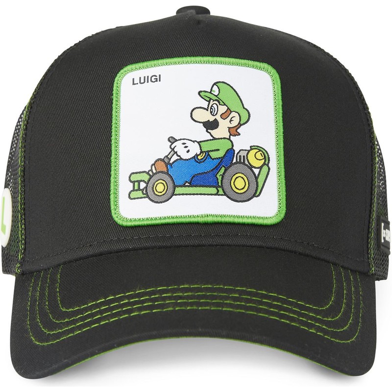 gorra-trucker-negra-luigi-kart-lui1-super-mario-bros-de-capslab