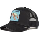 gorra-trucker-negra-tortuga-chill-the-farm-de-goorin-bros