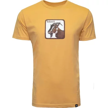 Camiseta manga corta amarilla cabra G.O.A.T. Flat Hand The Farm de Goorin Bros.