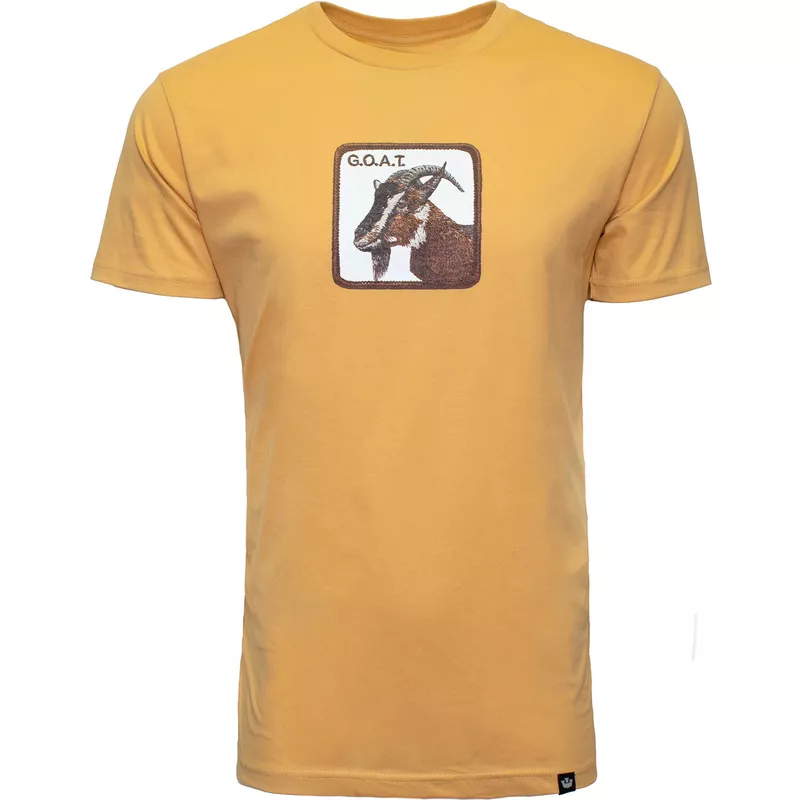 camiseta-manga-corta-amarilla-cabra-goat-flat-hand-the-farm-de-goorin-bros