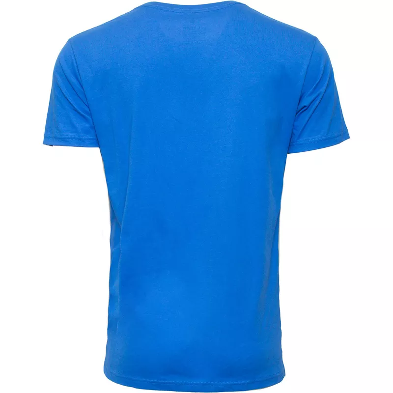camiseta-manga-corta-azul-cabra-goat-flat-hand-the-farm-de-goorin-bros
