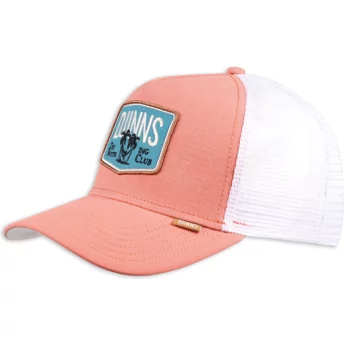 Gorra trucker rosa y blanca Do Nothing Club HFT DNC SunnyFab de Djinns