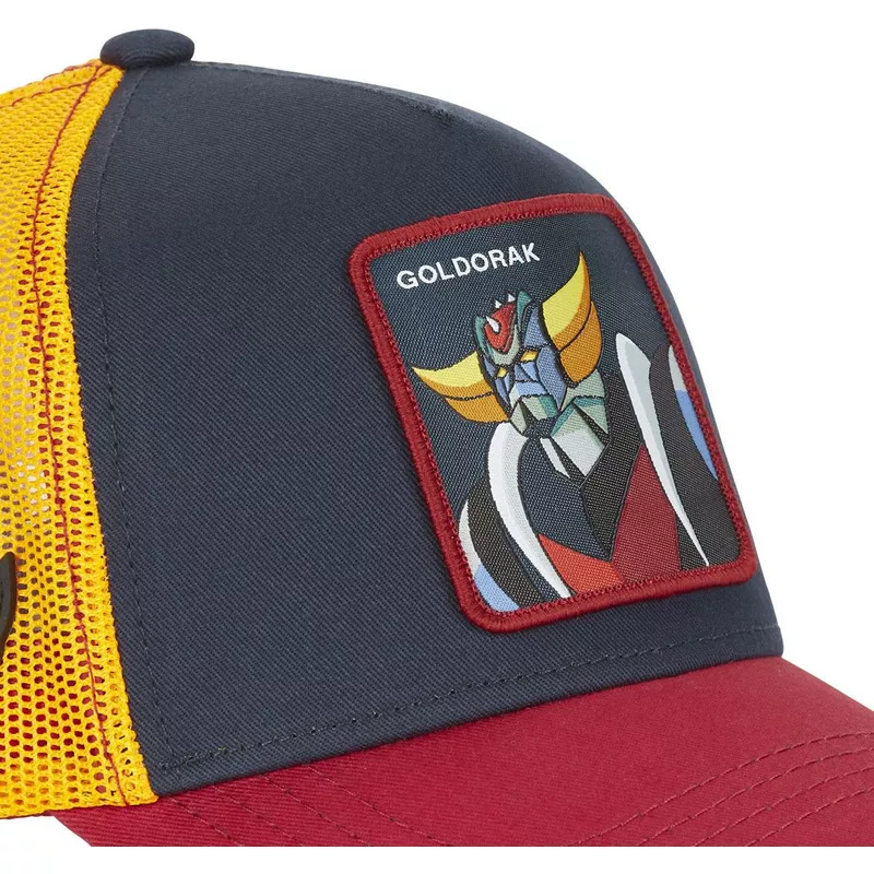 gorra-trucker-azul-marino-amarilla-y-roja-robot-grendizer-goldorak-cas-gol2-de-capslab