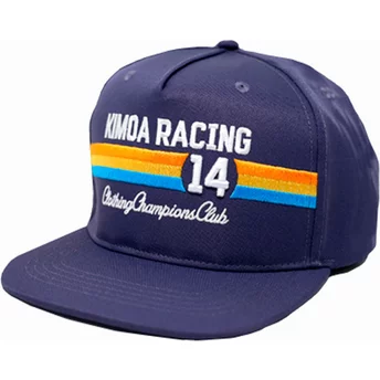 Gorra plana azul marino ajustable Racing 14 de Kimoa