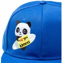gorra-plana-azul-snapback-panda-by-domingo-zapata-de-kimoa