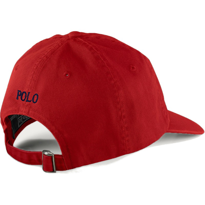 gorra-curva-roja-ajustable-con-logo-azul-cotton-chino-classic-sport-de-polo-ralph-lauren