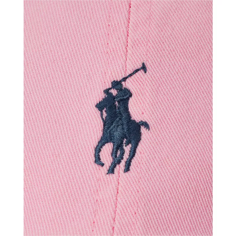 gorra-curva-rosa-ajustable-con-logo-azul-cotton-chino-classic-sport-de-polo-ralph-lauren