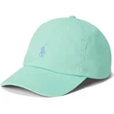 gorra-curva-verde-claro-ajustable-con-logo-azul-cotton-chino-classic-sport-de-polo-ralph-lauren