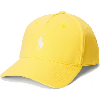Gorra curva amarilla snapback con logo blanco Ponte Darted Modern Sport de Polo Ralph Lauren