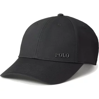 Gorra curva negra ajustable Logo-Plaque Baseline de Polo Ralph Lauren