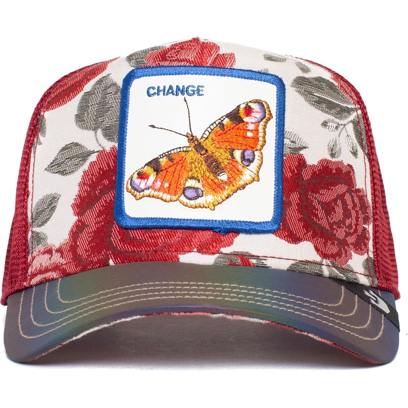 gorra-trucker-roja-mariposa-change-metamorphosis-the-farm-de-goorin-bros