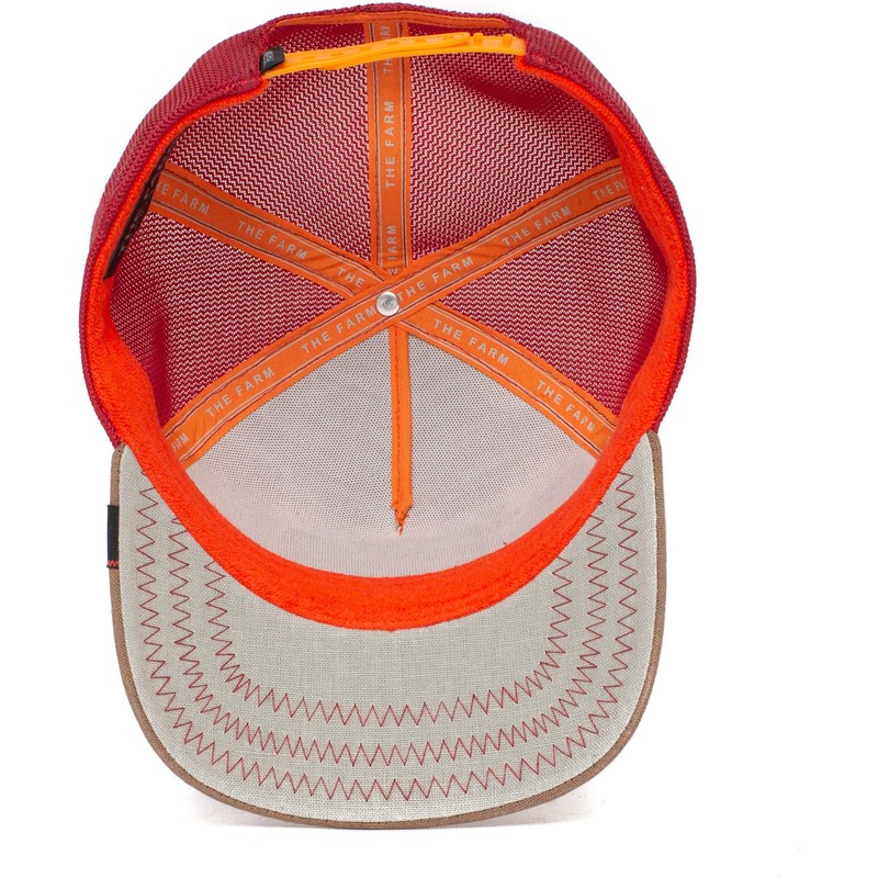 gorra-trucker-roja-lagarto-prickly-dust-devil-the-farm-de-goorin-bros