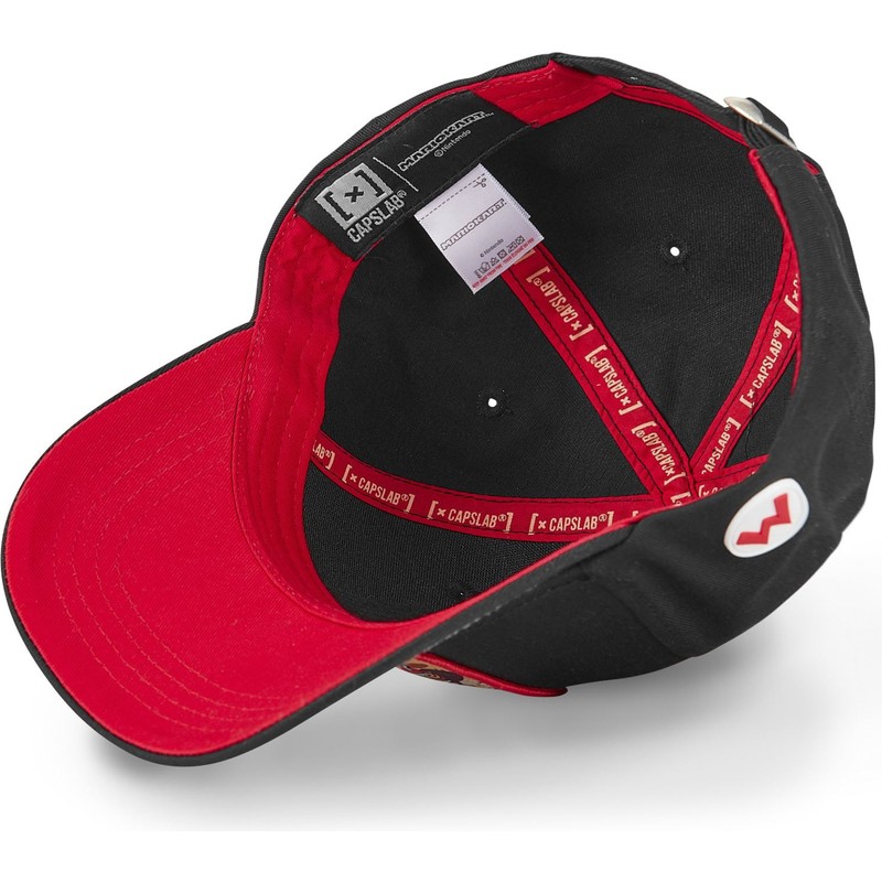 gorra-curva-negra-ajustable-mario-casb-cu1-super-mario-bros-de-capslab