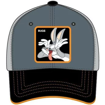 Gorra curva gris ajustable Bugs Bunny BU4 Looney Tunes de Capslab