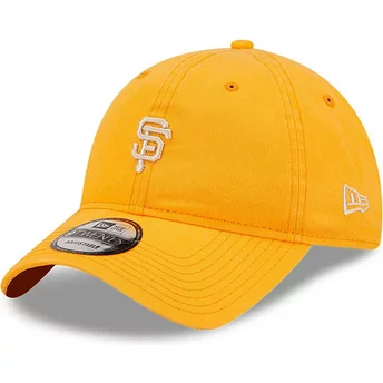 Gorra curva naranja ajustable 9TWENTY Mini Logo de San Francisco Giants MLB de New Era