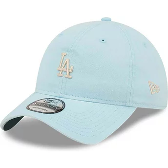Gorra curva azul claro ajustable 9TWENTY Mini Logo de Los Angeles Dodgers MLB de New Era