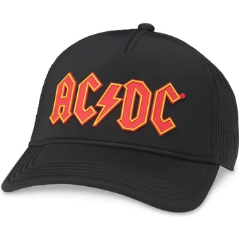 Gorra trucker negra snapback AC/DC Riptide Valin de American Needle
