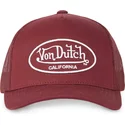 gorra-trucker-roja-oscuro-ajustable-lof-b1-de-von-dutch