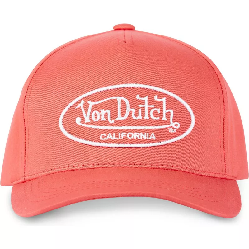 gorra-curva-roja-ajustable-lof-c4-de-von-dutch