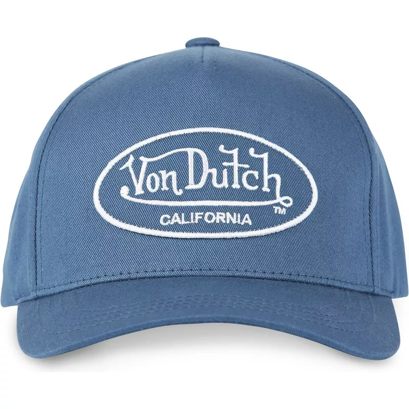 gorra-curva-azul-ajustable-lof-c5-de-von-dutch