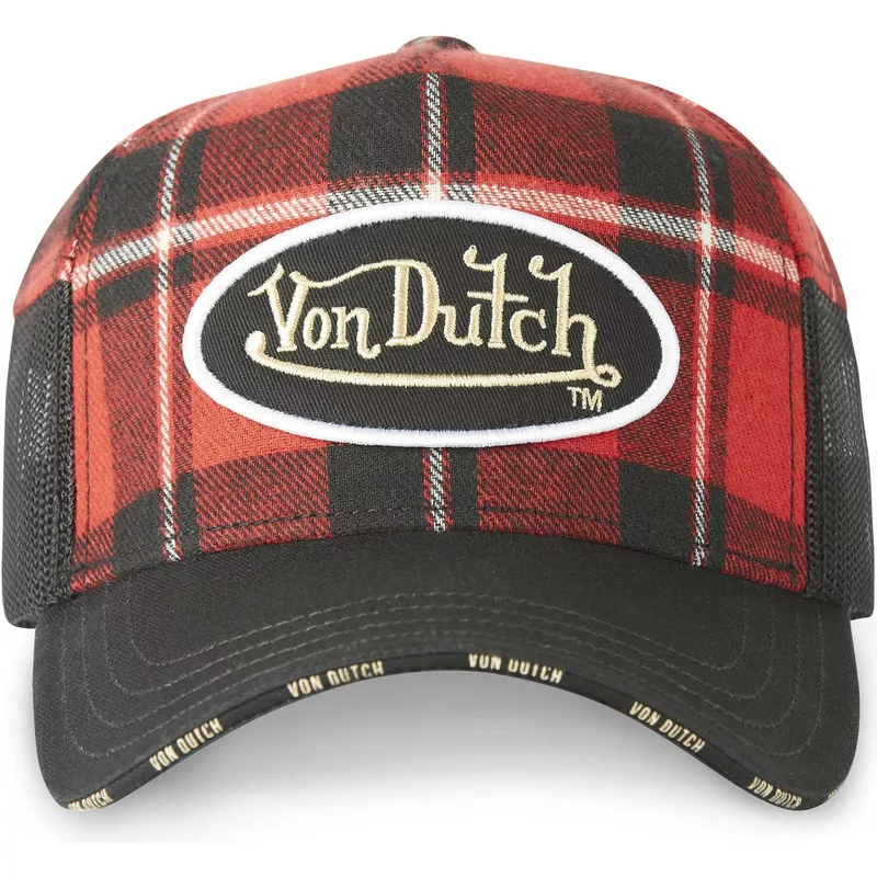 gorra-trucker-roja-y-negra-ajustable-cla3-de-von-dutch