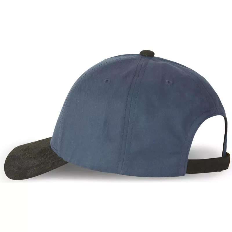 gorra-curva-azul-marino-y-negra-ajustable-fla3-de-von-dutch