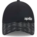 gorra-curva-negra-ajustable-9forty-reflective-visor-de-aprilia-piaggio-de-new-era