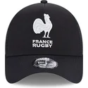 gorra-trucker-negra-a-frame-monochrome-de-french-rugby-federation-ffr-de-new-era