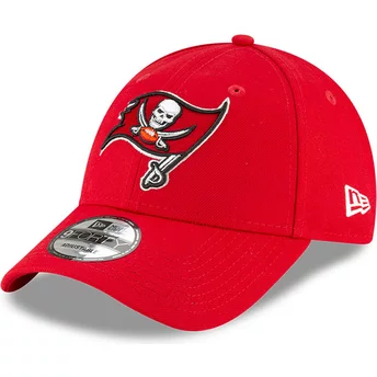 Gorra curva roja ajustable 9FORTY de Tampa Bay Buccaneers NFL de New Era