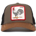 gorra-trucker-marron-gallo-cock-the-farm-de-goorin-bros