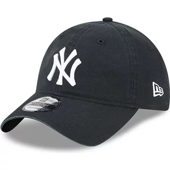 Gorra curva negra ajustable 9TWENTY League Essential de New York Yankees MLB de New Era