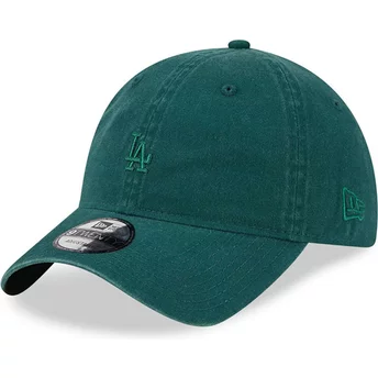 Gorra curva verde ajustable con logo verde 9TWENTY Mini Logo de Los Angeles Dodgers MLB de New Era