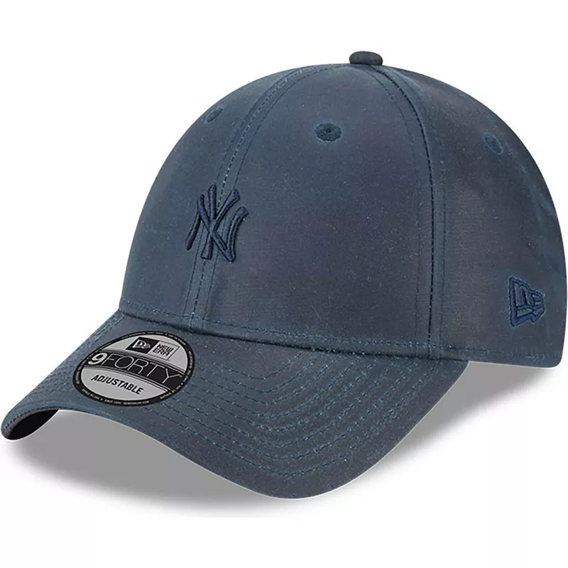 gorra-curva-azul-marino-ajustable-con-logo-azul-marino-9forty-millerain-de-new-york-yankees-mlb-de-new-era