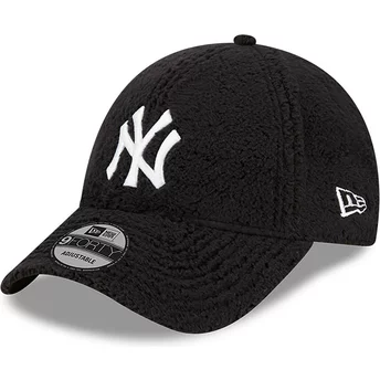 Gorra curva negra ajustable 9FORTY Teddy de New York Yankees MLB de New Era