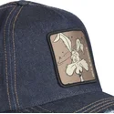 gorra-curva-azul-marino-denim-coyote-loo8-coy1-looney-tunes-de-capslab