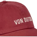 gorra-curva-roja-ajustable-dc-r-de-von-dutch