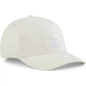 Gorra curva beige ajustable Classics Archive Logo de Puma
