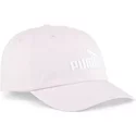 gorra-curva-rosa-ajustable-essentials-no1-de-puma