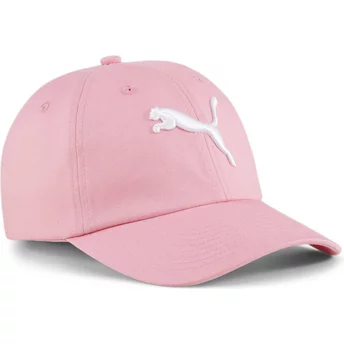 Gorra curva rosa ajustable para niño Essentials Cat Logo de Puma